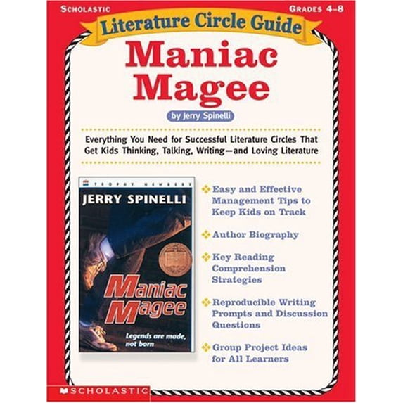 Pre-Owned Literature Circle Guide: Maniac Magee: Everything You Need For Successful Literature Circles That Get Kids Thinking, Talking, Writing and Loving Lite... (Paperback) 0439163625 9780439163620