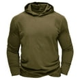 thumbnail image 2 of Futezty Men Round Neck Hoodie Long Sleeve Outdoor Lightweight, 2 of 4