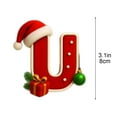 thumbnail image 4 of Xuniizn 26 Letter Ornaments for Christmas Tree Decorations, Acrylic Letter Personalized Christmas Ornaments, Xmas Alphabet for DIY Crafts, Christmas Decorations for Home & Tree (2025 New U), 4 of 6