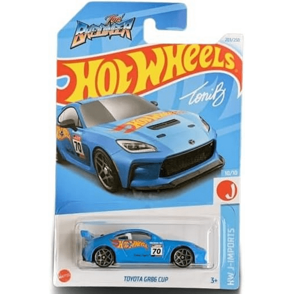 Hot Wheels Toyota GR86 Cup (Blue) HW J-Imports 10/10, 230/250, Tony Breidinger