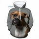 thumbnail image 3 of Sudadera con capucha con estampado 3D de animales y boxeador para hombre, ropa de calle informal con estampado de perro, talla grande, última moda, 3 of 5