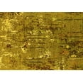 thumbnail image 1 of Ahgly Company Machine Washable Indoor Rectangle Oriental Yellow Industrial Area Rugs, 7' x 9', 1 of 4