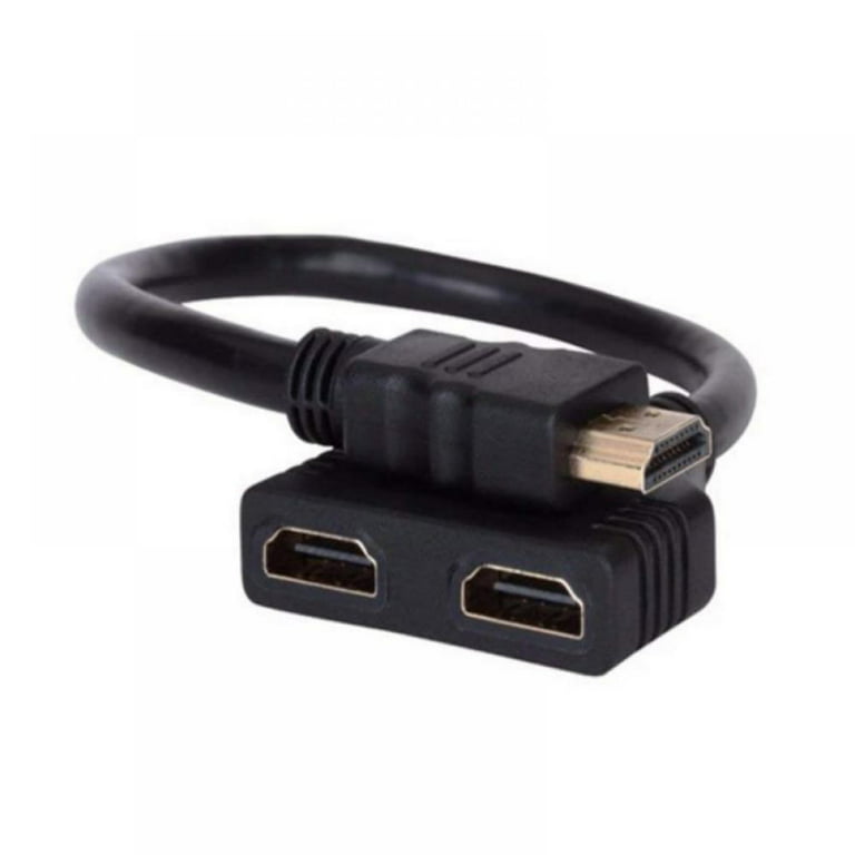 HDMI-compatible Cable Splitter 1080P 2 Dual Port Y Splitter 1 In 2 Out  Cable Adapter For LCD TV Box PS3 HDMI-compatible Splitter