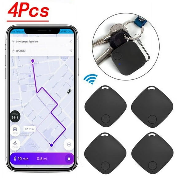 CHOK 4Pcs Anti-Lost tracker GPS Pro trackr Wireless Bluetooth 4.0 tracking Wallet Keys Pet Finder find my keys