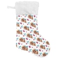 thumbnail image 6 of SKYSONIC Cute Rabbit Floral Christmas Stockings 2PCS,Big Xmas Stockings Gift Decorations and Party Supplies,Used for Fireplace Decoration Socks Christmas Tree Decoration, 6 of 7