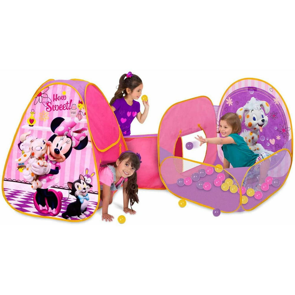 minnie mouse ball pit with slide