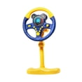 thumbnail image 3 of Un pequeño juguete educativo para niños y niñas, diseñado para parecerse a un volante de juguete. Azul, 3 of 9
