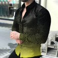 thumbnail image 1 of Camisa deportiva informal con estampado 3D de manga larga para hombre, moda europea y americana 2024, 1 of 6