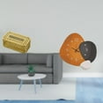 thumbnail image 2 of Caja de pañuelos moderna con reloj de pared, soporte decorativo para papel higiénico, funda para guardar pañuelos faciales, adorno artístico para el h, 2 of 8