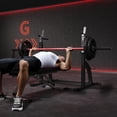 thumbnail image 5 of Riedhoff 2 inch x 7 ft Olympic Barbell Bars, for Weightlifting & Powerlifting, Red & Black, 5 of 8