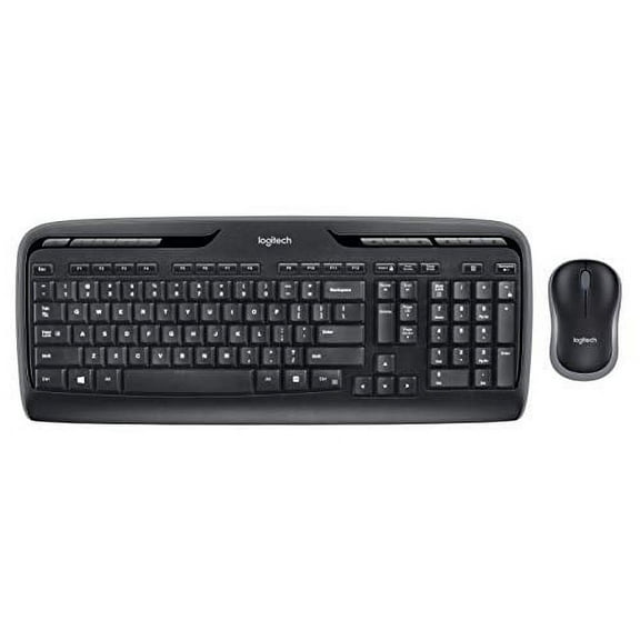 Logitech MK320 Wireless Keyboard   Mouse Combo, 2.4 GHz Frequency/30 ft Wireless Range, Black (920002836)