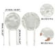 thumbnail image 4 of Bonete de cabello de seda sintética Unique Bargains con correas ajustables, gorro de dormir para mujeres, blanco, 4 of 6