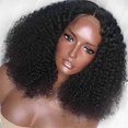 thumbnail image 4 of Black Wig, Women's Black Small Curls, Medium Length Hair Wig Han, Cosplay Wig, Party Wig, 4 of 5