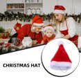 thumbnail image 4 of Bewildely Gorro de Navidad reutilizable, transpirable, agradable a la piel, gorros suaves, buena elasticidad, gorros de Navidad ligeros, decoración para Kits de decoración para fiestas Bewildely HA069650-00, 4 of 6