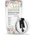 thumbnail image 5 of Chaos Coordinator Gifts-Chaos Coordinator Travel Mug with Straw for Mom Coworker Boss Manager Employee-Retirement Birthday Gifts for Women Men Boss Lady Coffee Tumbler 20oz, 5 of 6