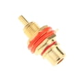 thumbnail image 3 of Conector de Enchufe de Vídeo Cable de Alimentación Femenina perfke Conector hembra RCA, 3 of 7