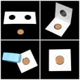 thumbnail image 2 of 300Pcs 6 Assorted Sizes Coin Holders,Coin Album Coin Storage Coin Paper Holders for Coin Protect, 2 of 6