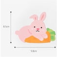 thumbnail image 4 of 50PCS Easter Decors Rabbits Lollipop Cards Cartoon Animal Unicorn Candy Lollipop Cards Birthday Party Decorations Kids Favors, 4 of 6
