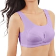thumbnail image 4 of Lounge Bra, Women's Bra Underwear Breathable Sleep Yoga Cotton Bra Beauty Back Bra, Workout Bras, 4 of 5