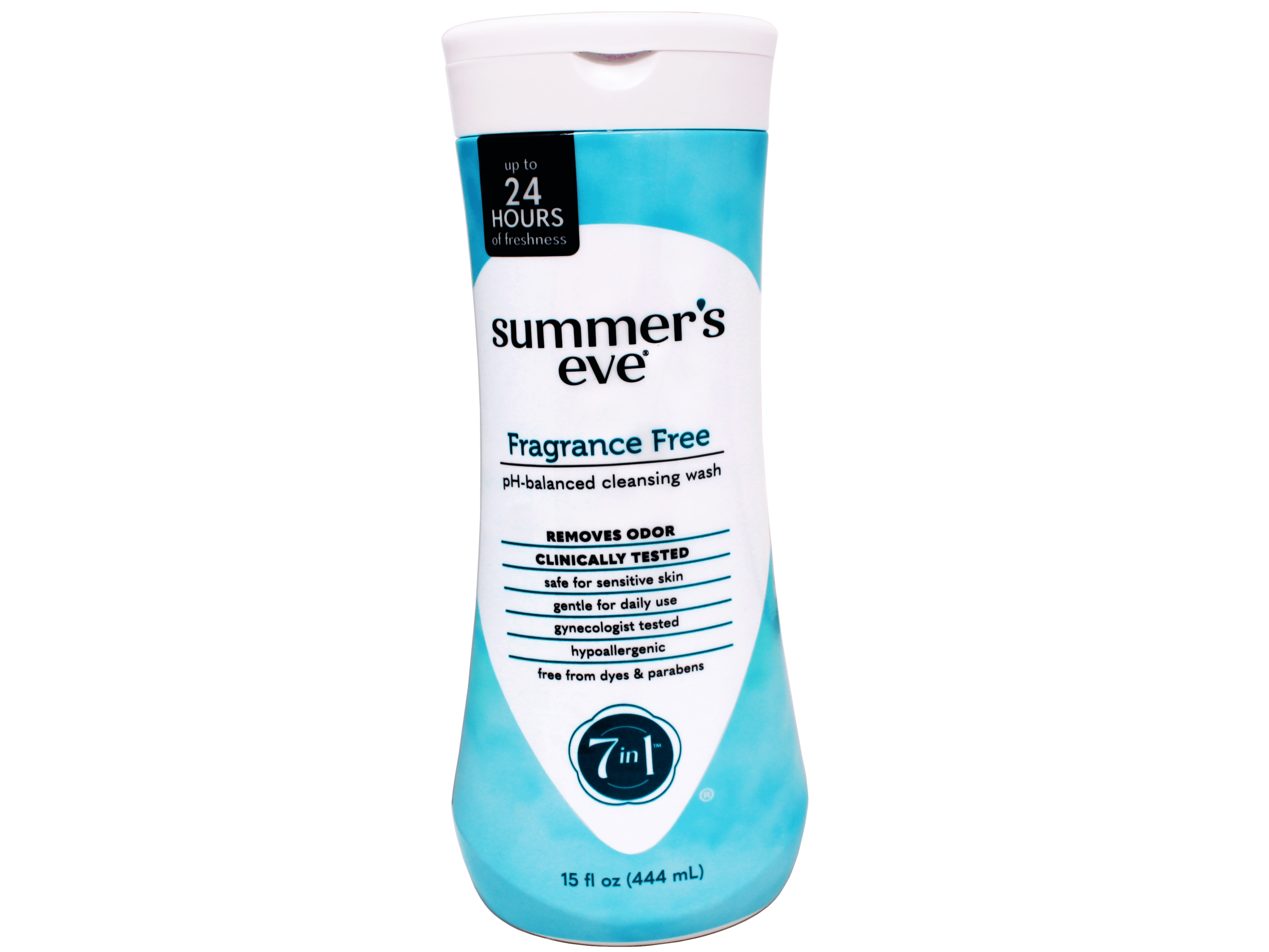 Summer's Eve Fragrance Free Feminine Cleansing Wash - 15 fl oz,  Pack of 4
