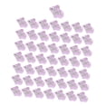 thumbnail image 1 of 50x cerdito luminoso microadornos para paisajismo conjunto de figuras en miniatura para decoración de plantas en macetas de paisaje de jardín Púrpura claro, 1 of 9