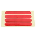 thumbnail image 1 of Autocollant Réfléchissant pour Roue, 4 Pcs Autocollant Réfléchissant pour Roue avant Arrière Compatible avec Accessoire de Trottinette Électrique G30, 1 of 8