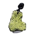 thumbnail image 2 of Collar de cristal verde de moldavita Zulema Colgante con cuerda 5-10 g, 2 of 8