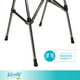 thumbnail image 5 of Andador Stander Wonder Walker Lite, ligero y plegable, para adultos, personas mayores y ancianos. Andador de viaje plegable para mayor movilidad. Andador estándar compacto sin ruedas. Blanco intenso., 5 of 5