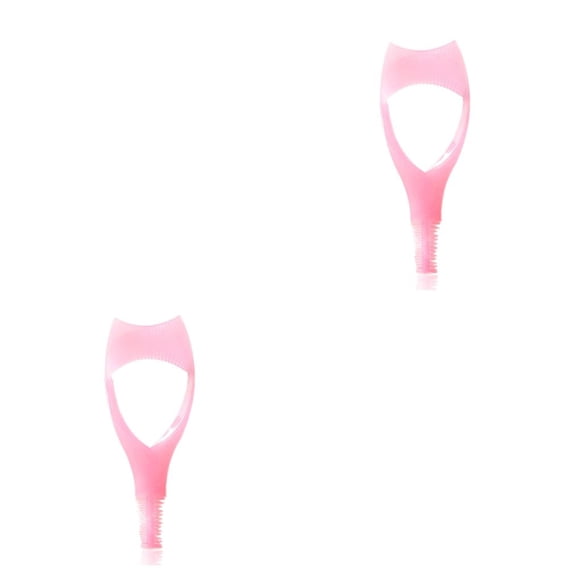 Vogacara Women 3 in 1 Mascara Natural Guard Lash Guide Beauty Portable Curler Eye Eyelashes Makeup Supplies Accessory Applicator 2piezas