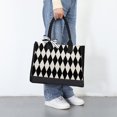 thumbnail image 4 of Fashion Shoulder Bag Hit Color Women Shopping Tote Handbags (Zebra Pattern), 4 of 7