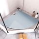 thumbnail image 5 of Tapetes de piso de color sólido en forma de abanico. El barro de diatomeas absorbe agua y aceite y se puede limpiar. Tapetes de cocina. Tapetes de baño antideslizantes. Alfombra para el hogar. Tamaño, 5 of 7