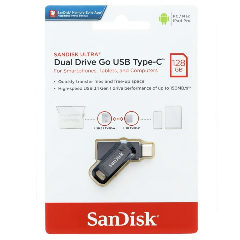 SanDisk Ultra Dual Drive Go USB Type-C 128GB 