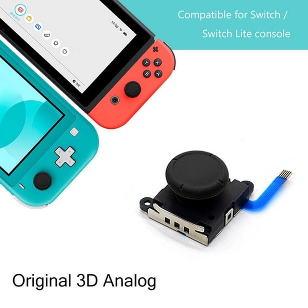 Gamepad analógico 3D Joystick Thumb Stick Rocker ABS Compatible con Switch Lite Joy-con Game Controller Piezas de repuesto FLhrweasw Nuevo