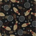 thumbnail image 3 of Retro Bowl 3'10" x 5'4" Area Rug In Color Midnight, 3 of 3