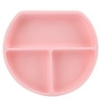 thumbnail image 2 of Assiette d'Entraînement pour Bébé, Assiette Auto-Alimentaire de Qualité Alimentaire pour Rose, 2 of 8