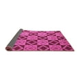 thumbnail image 2 of Ahgly Company Indoor Square Abstract Pink Modern Area Rugs, 5' Square, 2 of 4