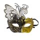 thumbnail image 1 of Máscara de mascarada con purpurina, mariposa, veneciana, PVC con diamantes de imitación, 1 of 1