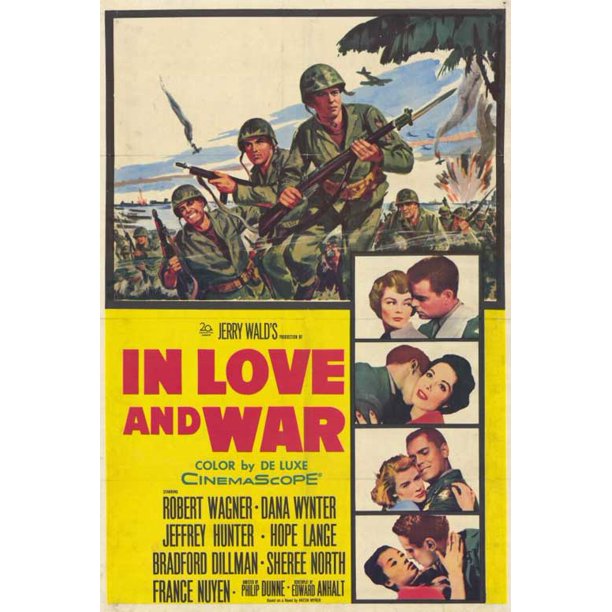 In Love And War Movie Poster Style A 11 X 17 1958 Walmart Com Walmart Com In Love And War Movie Poster Style A 11 X 17 1958 Walmart Com Walmart Com