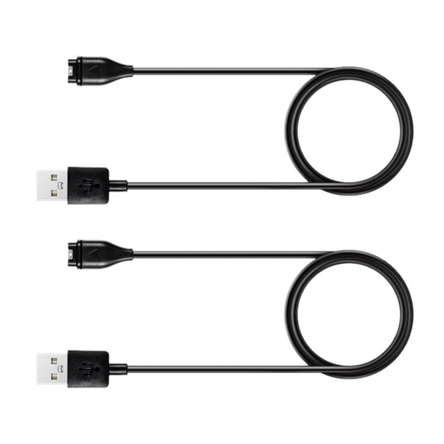 2 pcs de Carga de Datos Sync Accesorios de Reloj compatible con Fenix 5/5S/5X