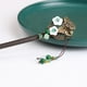 thumbnail image 3 of Horquillas de estilo chino con flores naturales para peinar el cabello en bodas para mujeres., 3 of 9