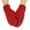 Red, variant on Women's Solid Color Knit Mittens, Cable Pattern Windproof Thermal Full Finger Gloves for Winter Warmth Red