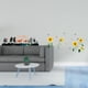 thumbnail image 2 of Escultura de pared,Escultura decorativa de pared con flores de metal estilo bohemio,Adhesivo de pared,Pegatina de pared grande,decoración de pared,póster decorativo,Calcomanías de pared,arte, 2 of 8