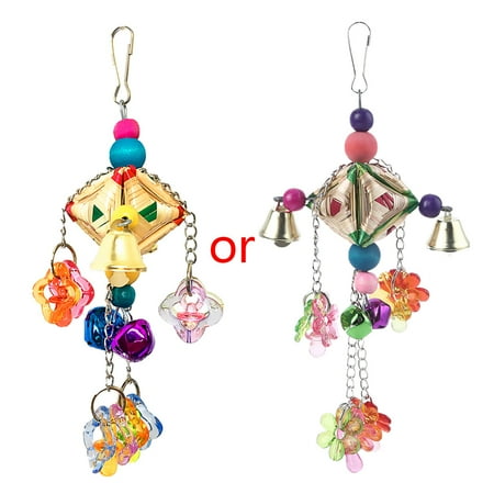 Pet Bird Tooth Chew Toys Natural Ring Bell for Ideal for Cockatiel Conure Cockatoo Teeth Grinding Perfect for Cage Birds