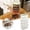 B, variant on Airtight Food Storage Containers Stackable 5 Layer Condiment Organizer Sealed Spice Storage Box for Spices Grains Seasoning Cereal Coffee Beans Snack Small Fruits Meal Prep