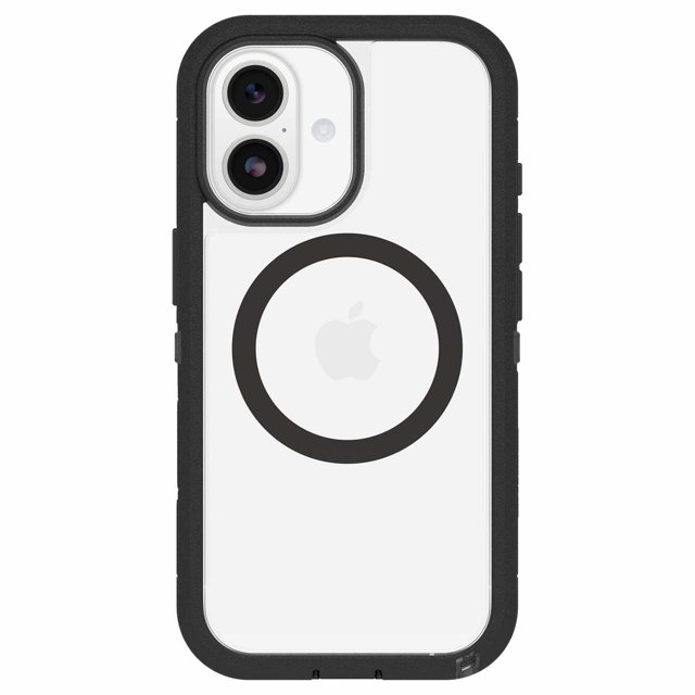 OtterBox Defender Pro XT Clear MagSafe Case w/Camera Control Dark Side (Black) for iPhone 17