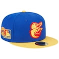 thumbnail image 1 of Men's New Era  Royal/Yellow Baltimore Orioles Empire 59FIFTY Fitted Hat, 1 of 5