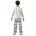 thumbnail image 4 of FORMRS Boys Pajama Pants with Pockets Size 11-12Y Kids Lounge Sleep Bottoms, Snowy Winter, 4 of 8
