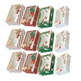 thumbnail image 1 of Patrón De Navidad Cajas De Embalaje Productos De Galletas De Panadería Cajas De Embalaje Cupcake Cajas De Regalo De Navidad Cajas Coloridas Con Ventana Para Galletas De Navidad Merienda 12Pcs 2Pcs Speravity HA012963-00, 1 of 7