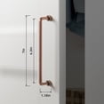 thumbnail image 4 of Goo-Ki 6 Pack 6.3''Hole Center Antique Copper Cabinet Handles Closet Classic Ancient Cabinet Pull Hardware for Bedroom, Kitchen, 4 of 9