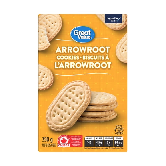 Great Value Arrowroot Cookies, 350g